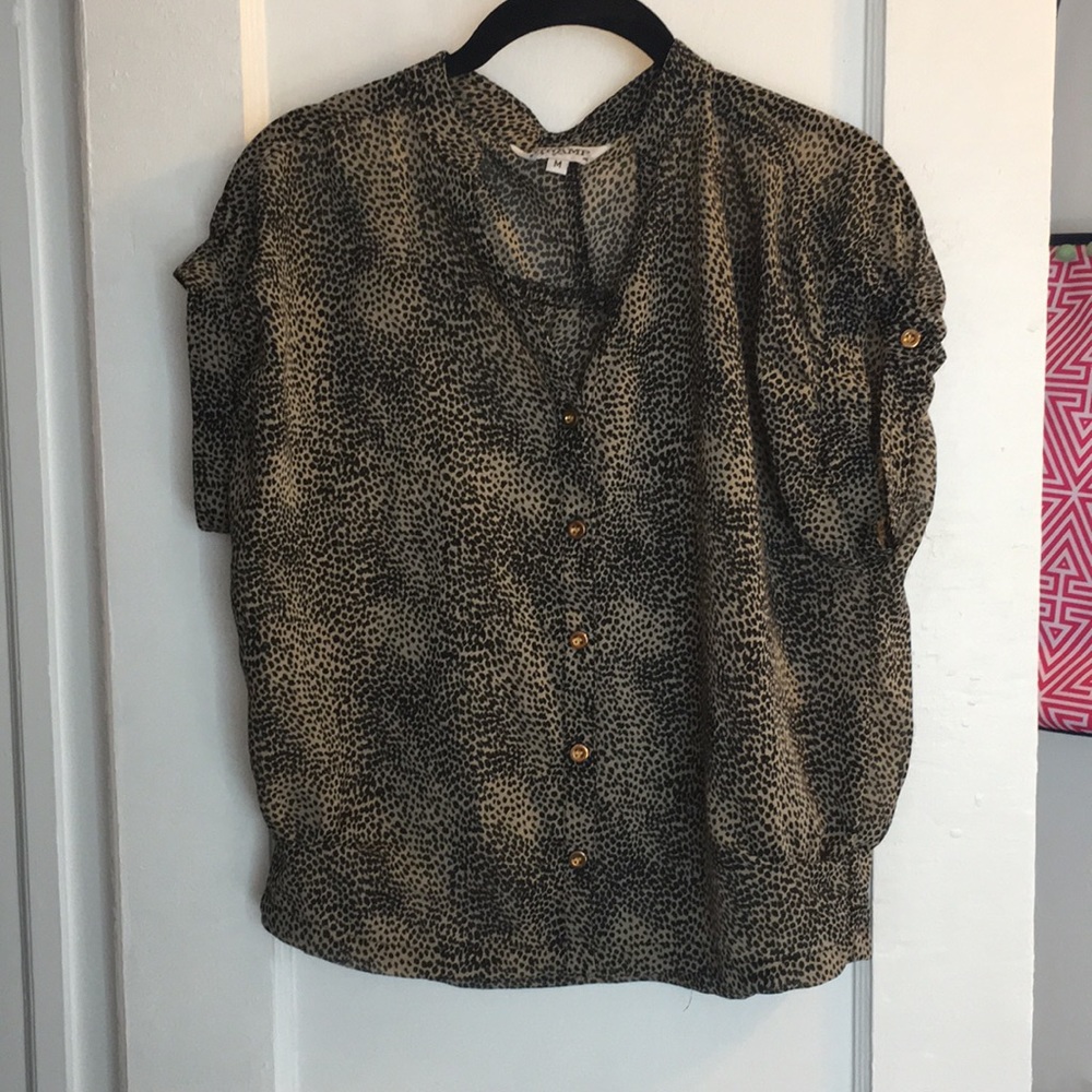 Cheeta Print Shirt
